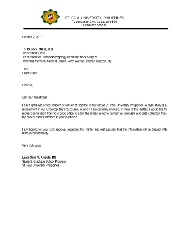 How to write permission letter for school image