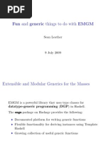 Download Fun and generic things to do with EMGM - London HUG - 9 July 2009 by Sean Leather SN17243250 doc pdf
