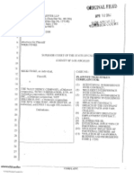 COMPLAINT Nikke Finke V Disney Re:disney Harassment of Female Journalist For Reporting On Disney's Litigation Misconduct