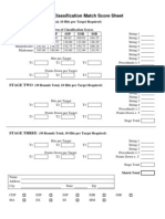 Classification Score Sheet-IDPA