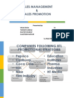 Sales Management & Sales Promotion