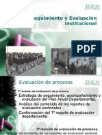 Seguimiento y evaluacion