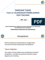  Panduan Tugas Praktik Pembelajaran Melalui Peer Teaching