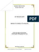 Định lý cơ bản của đại số PDF