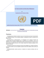 Declaración Universal de los Derechos Humanos