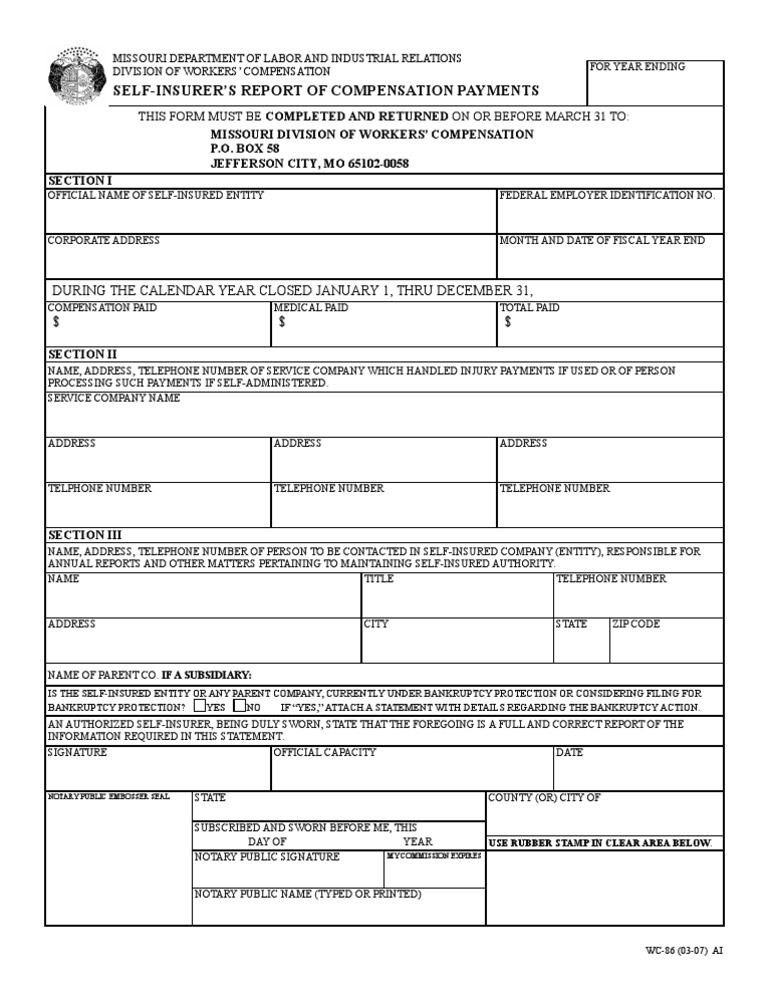 Department of Labor: 86-AI | PDF | Notary Public | Workers' Compensation