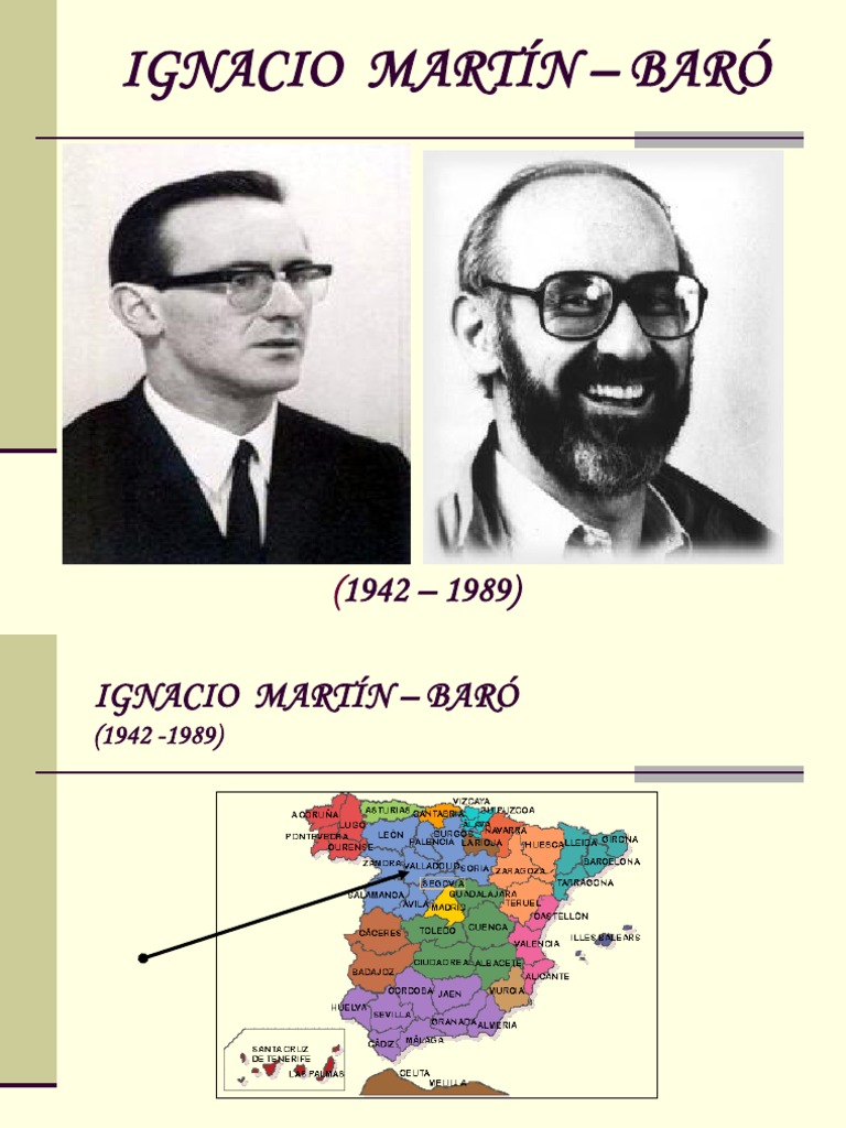 IGNACIO MARTÍN - BARÓ - Presentación 14 de Noviembre 2008 | PDF | El ...