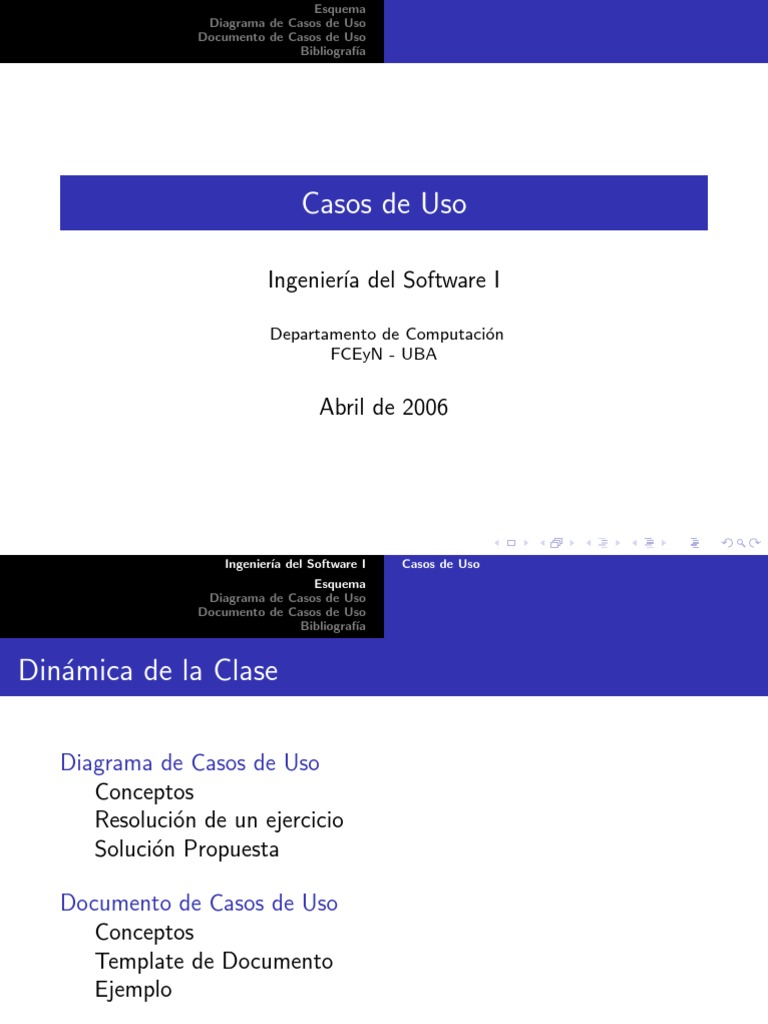 Casos de Uso en Ingeniería de Software | PDF | Caso de uso | Lenguaje ...