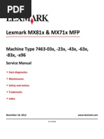 Download Mx81x Mx71x Service Manual by CarlosNey SN172491233 doc pdf