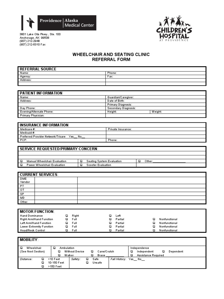 BARNET WHEELCHAIR SERVICE REFERRAL FORM intelligence overview