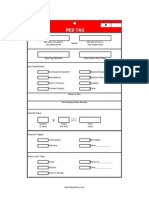 3c Red Tag Template