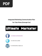Integrated Marketing Communication Plan for Tata Prima