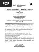 Book Flyer For Computer Architecture: A Minimalist Perspective