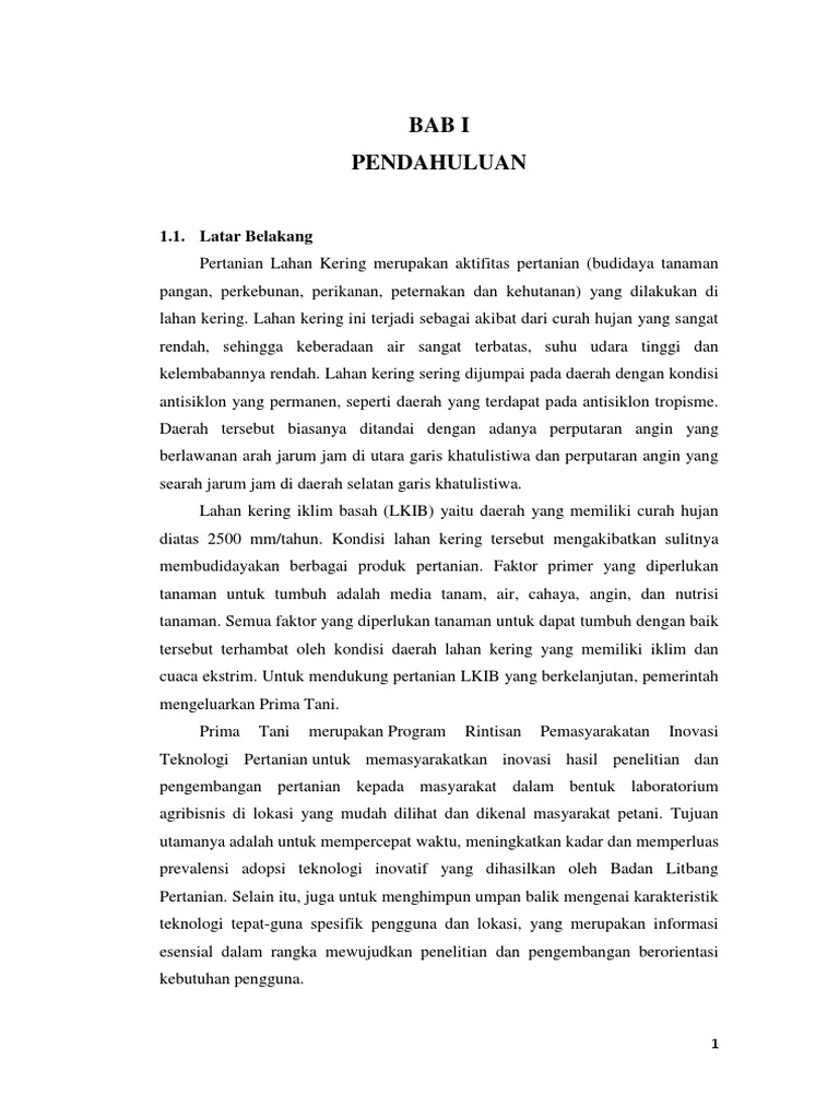 Pertanian Pada Lahan  Kering  Iklim Basah  Pertanian Pada Lahan  Kering  Iklim Basah