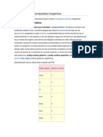 Nomenclaturas de compuestos inorgánicos