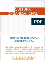 CULTURA Organizacional Diapositivas (1)