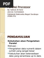 Download Parallel ProcessorSAlman by Salman Alfarizi SN17253160 doc pdf