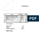 Costo para Adoquinado Tinta