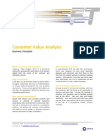 FTM Business Template - Customer Value Analysis
