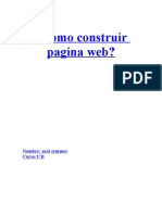 Como Construir Pagina Web