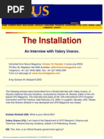 Nexus Magazine, Vol 10, N°4 (June 2003) - Tunguska & The Ancient Mystery Installation in Siberia - An Interview With Valery Uvarov