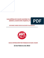 18 Informe Sobre Desigualdad Salarial 2013