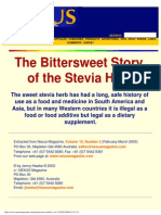 Nexus Magazine, Vol 10, N°2 (Feb 2003) - Jenny Hawke - The Bittersweet Story of The Stevia Herb