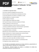2012-14  11º ano Ficha de trabalho n 2