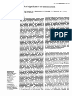 Clinical Significance of Traslocation