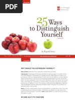 Download 25 Ways to Distinguish Yourself eBook by aahmed02 SN17257874 doc pdf