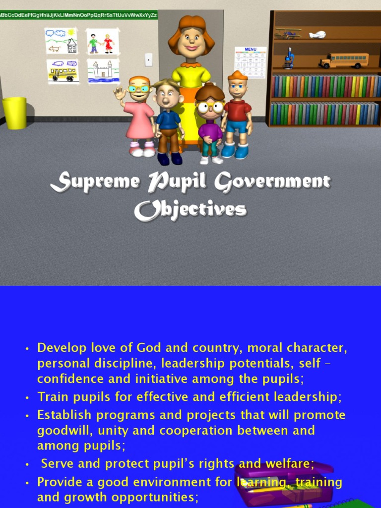 Supreme Pupil Government Objectives & Roles | PDF | Mayor | Leadership