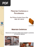 Aula de Materias cerâmicos
