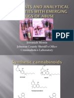 Color Tests and Analytical Difficulties with Emerging Drugs of Abuse