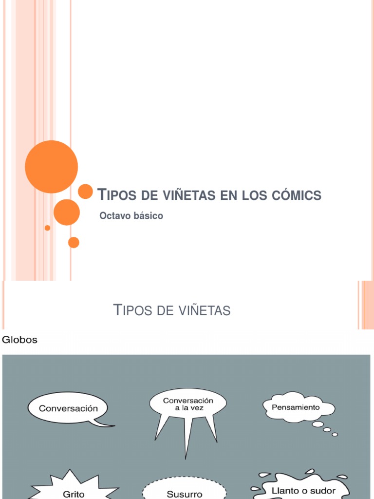 Tipos de viñetas en los cómics y onomatopeya 07-10