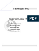 Sector de Muebles y Maderas Peru