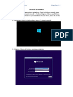 Instalación de Windows 8