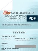 Presentacion Programa Curriculum
