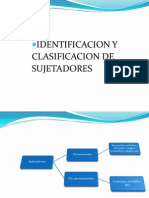 Clasificacion de Sujetadores