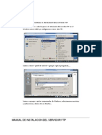Manual de Instalacion Del Servidor FTP