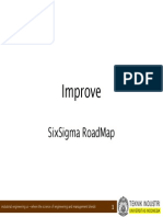 Six Sigma 4 - Improve - Optimized