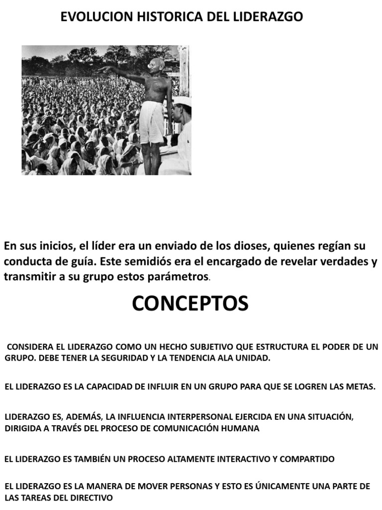 Evolución del Liderazgo a Través de Edades | PDF | Liderazgo ...