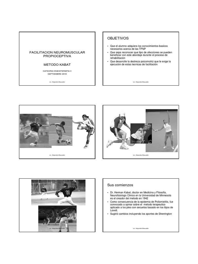 Ejercicios del Método Kabat en Fisioterapia | PDF