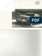 Manuale Istruzioni Audi A3 SportBack Year 2007