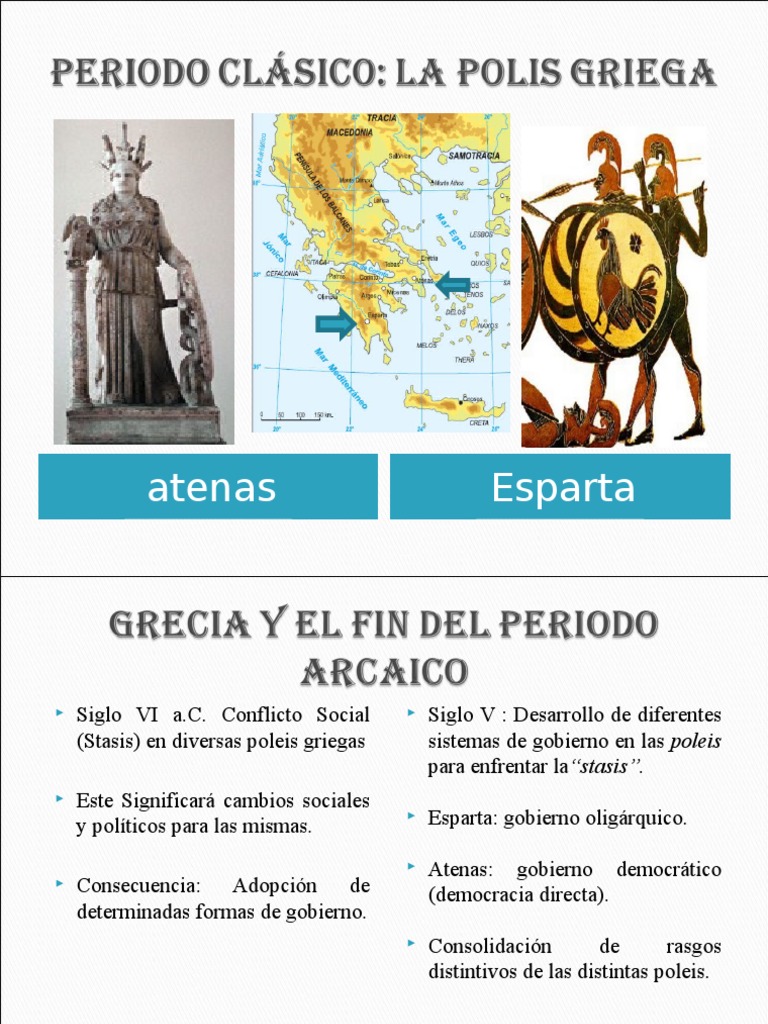 Organización política de Esparta y Atenas | PDF | Esparta | Antigua Grecia