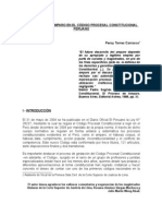 El Proceso de Amparo en El Código Procesal Constitucional Peruano