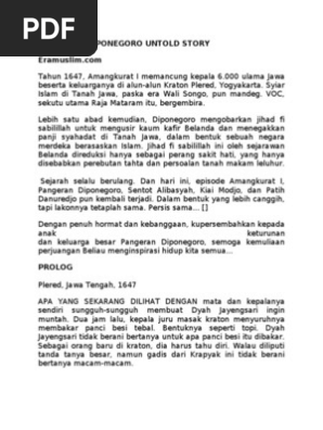 Diponegoro Untold Story