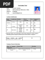 CV For TCS