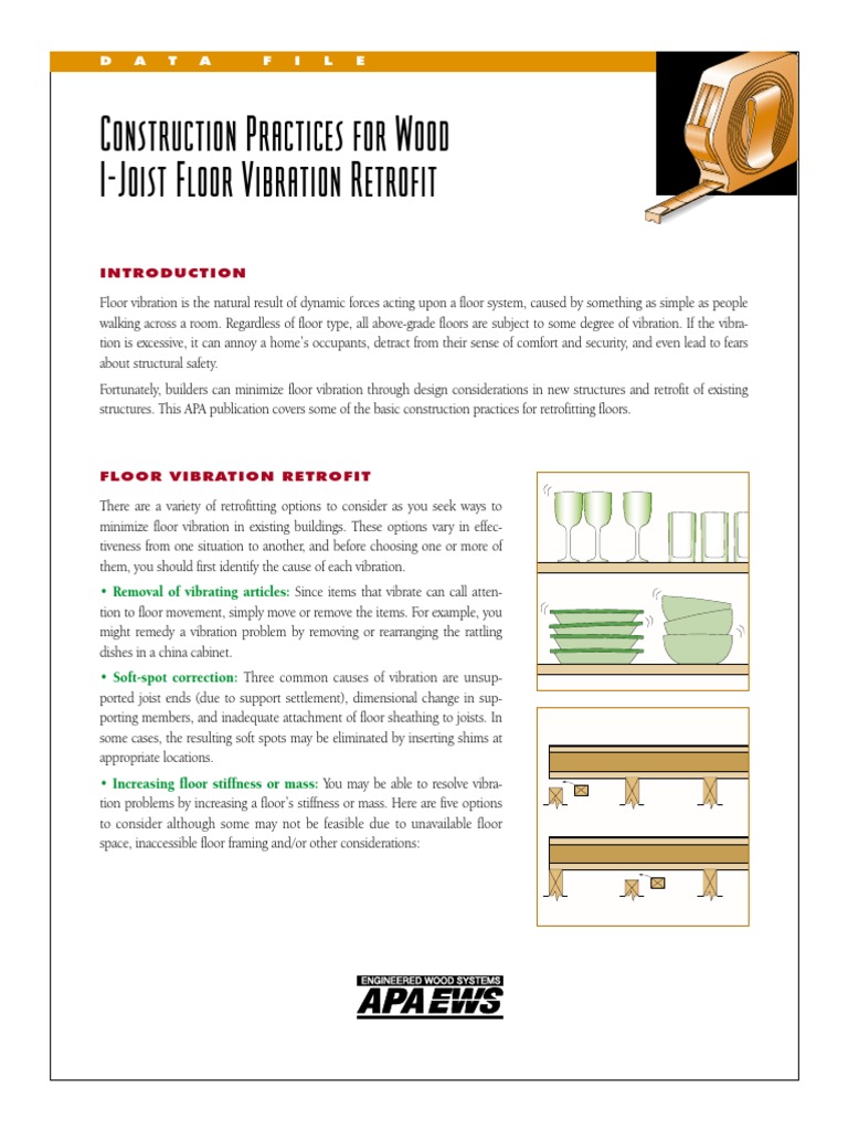 Floor Joist Vibration II | PDF | Framing (Construction) | Woodworking