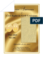 Golden Anniversary Celebration of Civil Rights Activities in North Louisiana