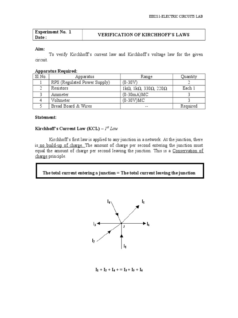 Electric Circuits Lab Experiments Guide | PDF | Amplitude | Electrical ...